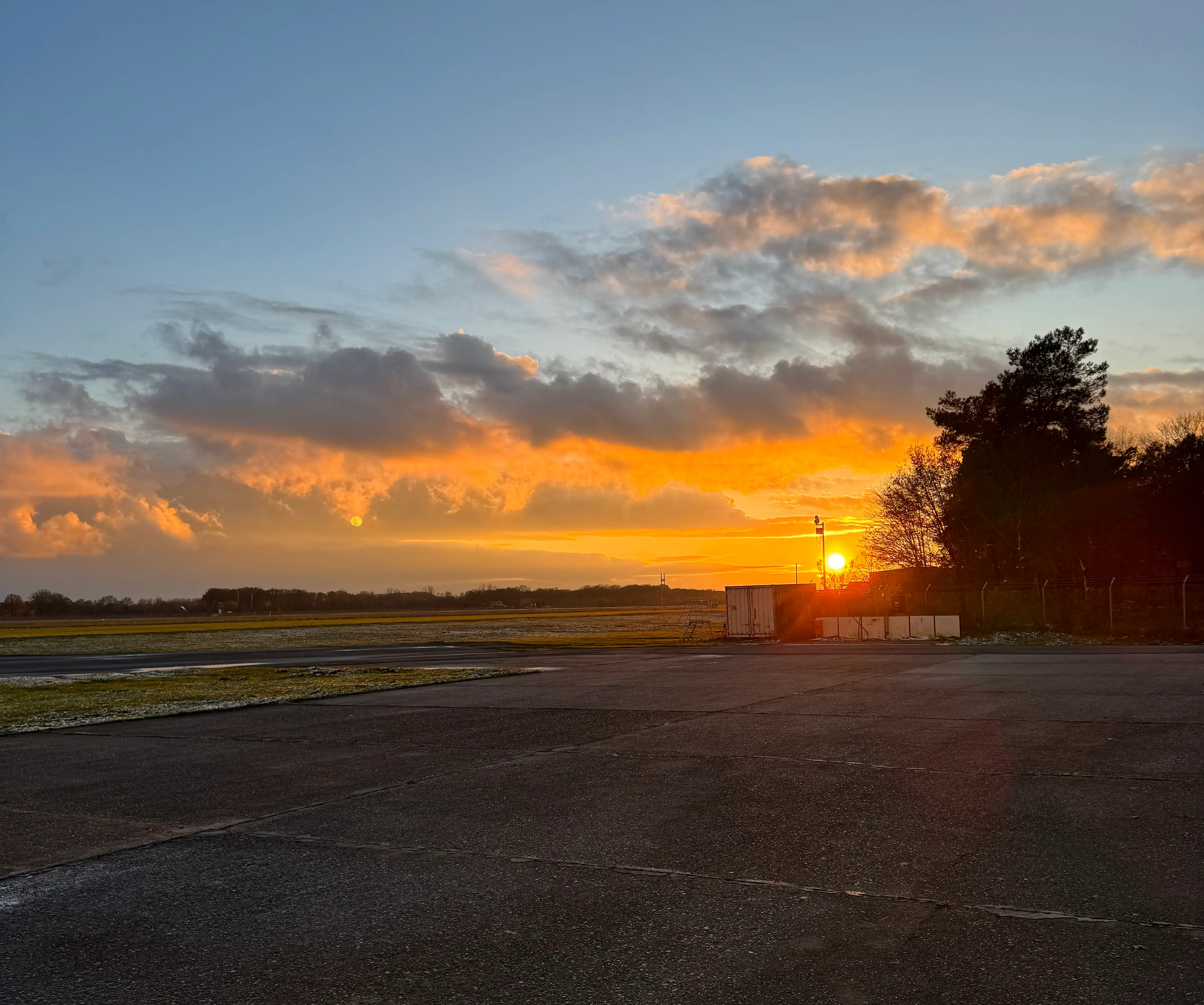 Luftfahrtvereinigung Greven - sunset